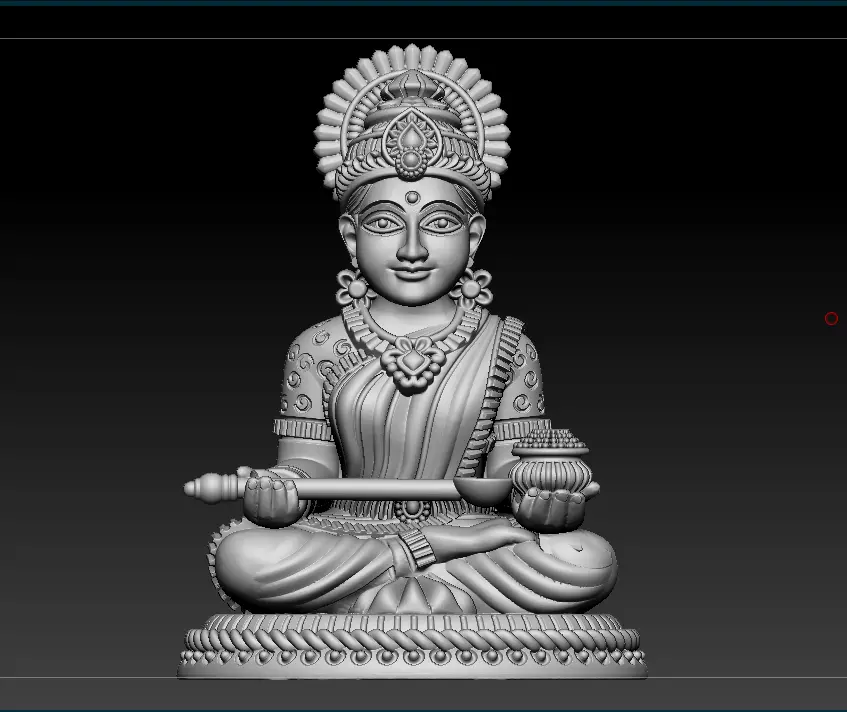 Arnapurna Mata Puja Idol 3D print model