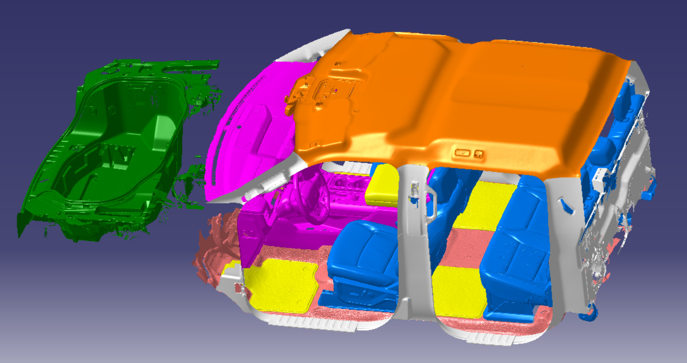  F150 Lightning 2022 Vehicle 3d scan data 3D model_6