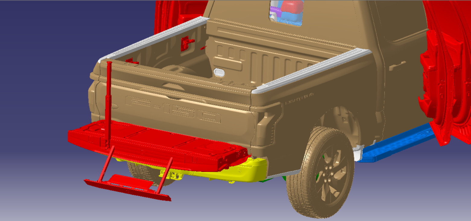  F150 Lightning 2022 Vehicle 3d scan data 3D model_5