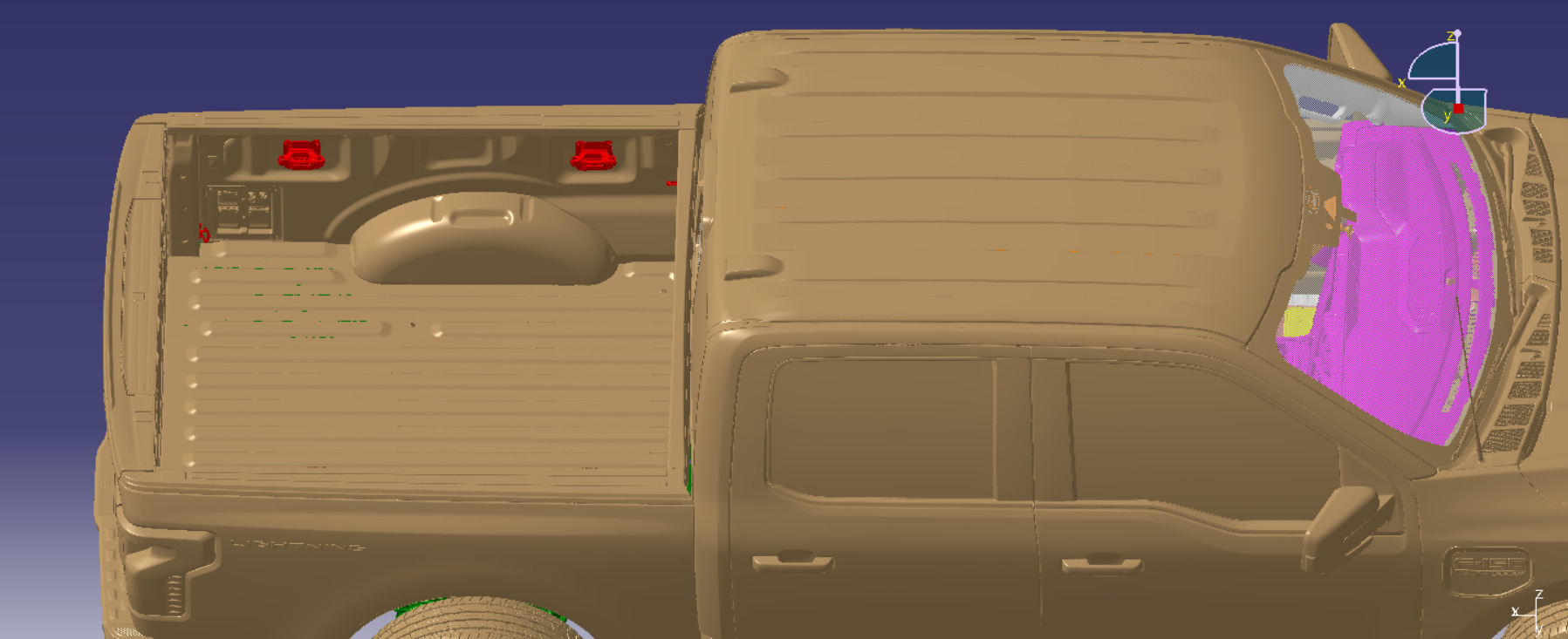  F150 Lightning 2022 Vehicle 3d scan data 3D model_2