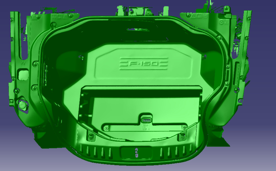  F150 Lightning 2022 Vehicle 3d scan data 3D model_7