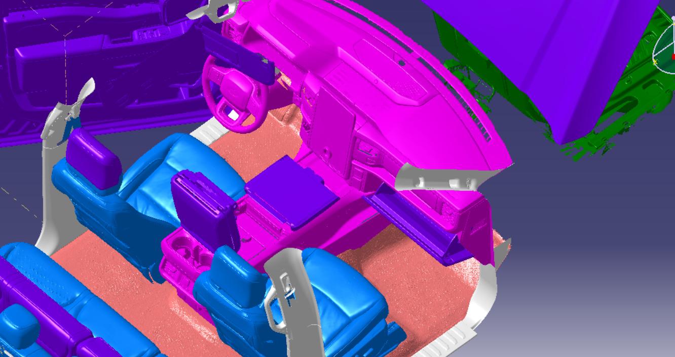  F150 Lightning 2022 Vehicle 3d scan data 3D model_12