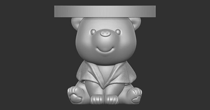 Cute Teddy Bear 3D print model