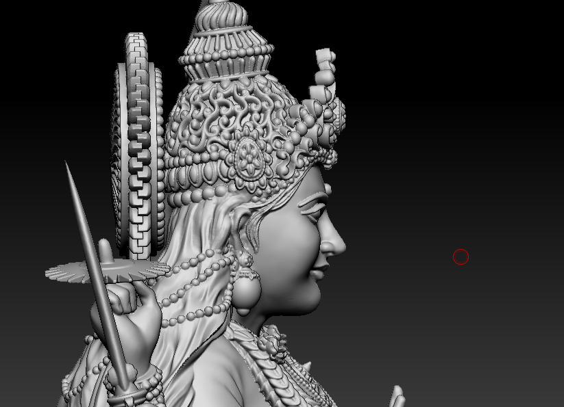 Durga maa Sherawali maa 3D print model 3D print model_24