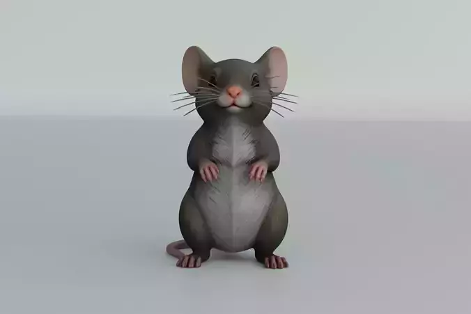 Stylized Mouse 3D Model 3D model