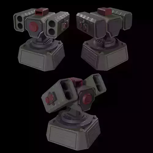 5 Modular Turret Kit PBR 