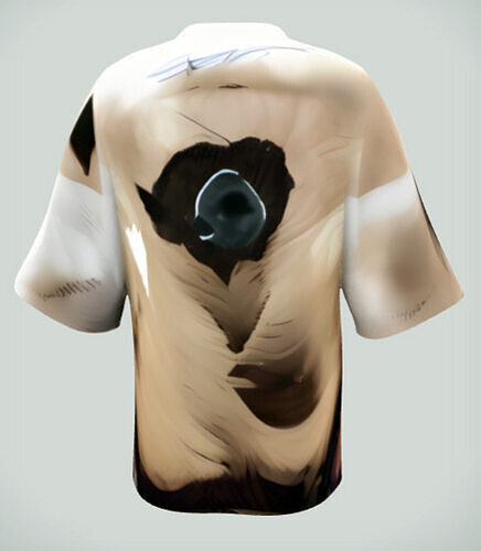 T-shirt design 3D print model