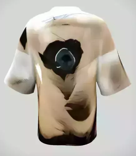 T-shirt design 3D print model