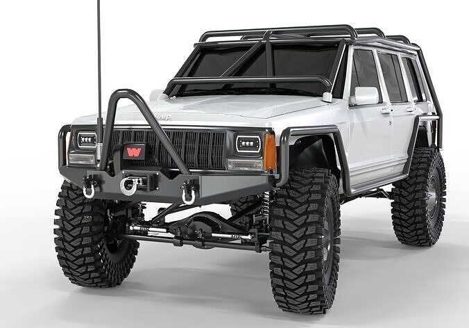 Jeep Cherokee XJ 1999 Off Road  3D model