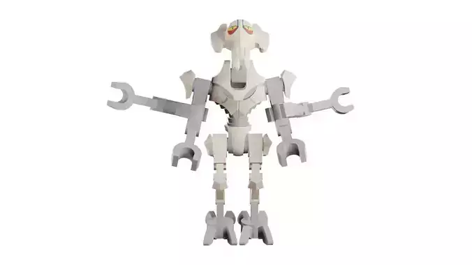 3D print minifigure - General grievous 3D print model