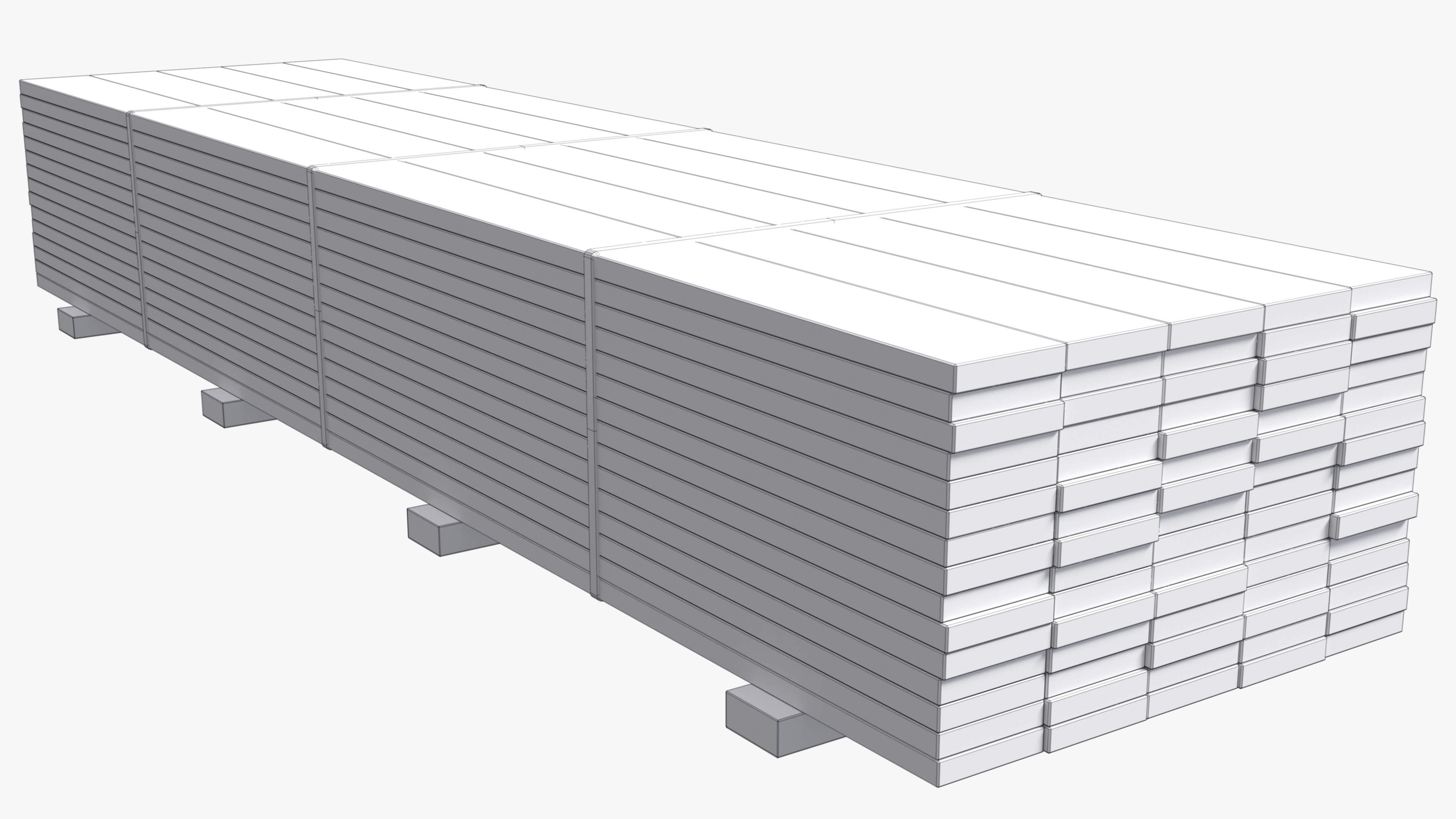 MEGA Construction Materials Collection Low-poly 3D model_37