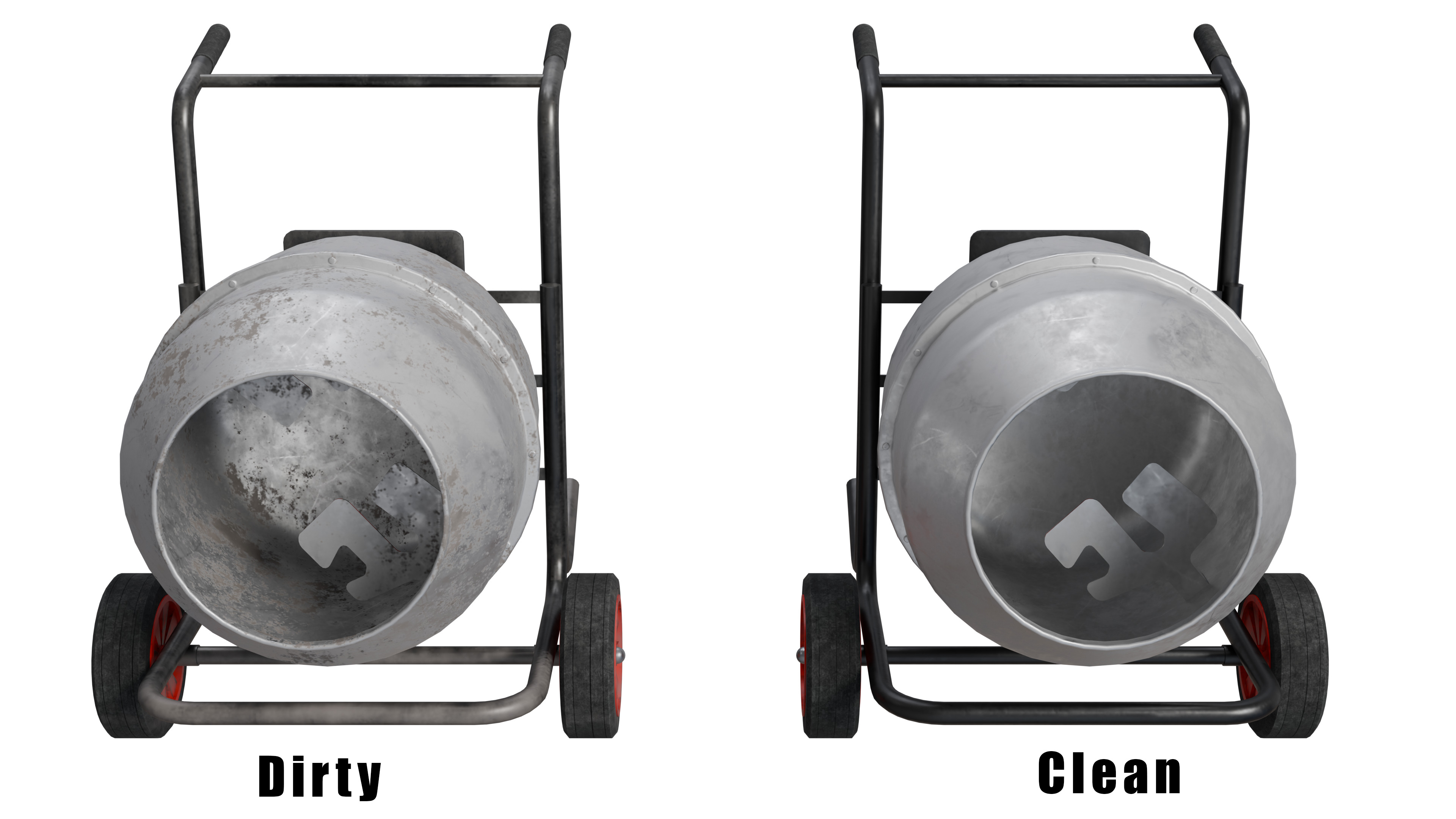 MEGA Construction Materials Collection Low-poly 3D model_17