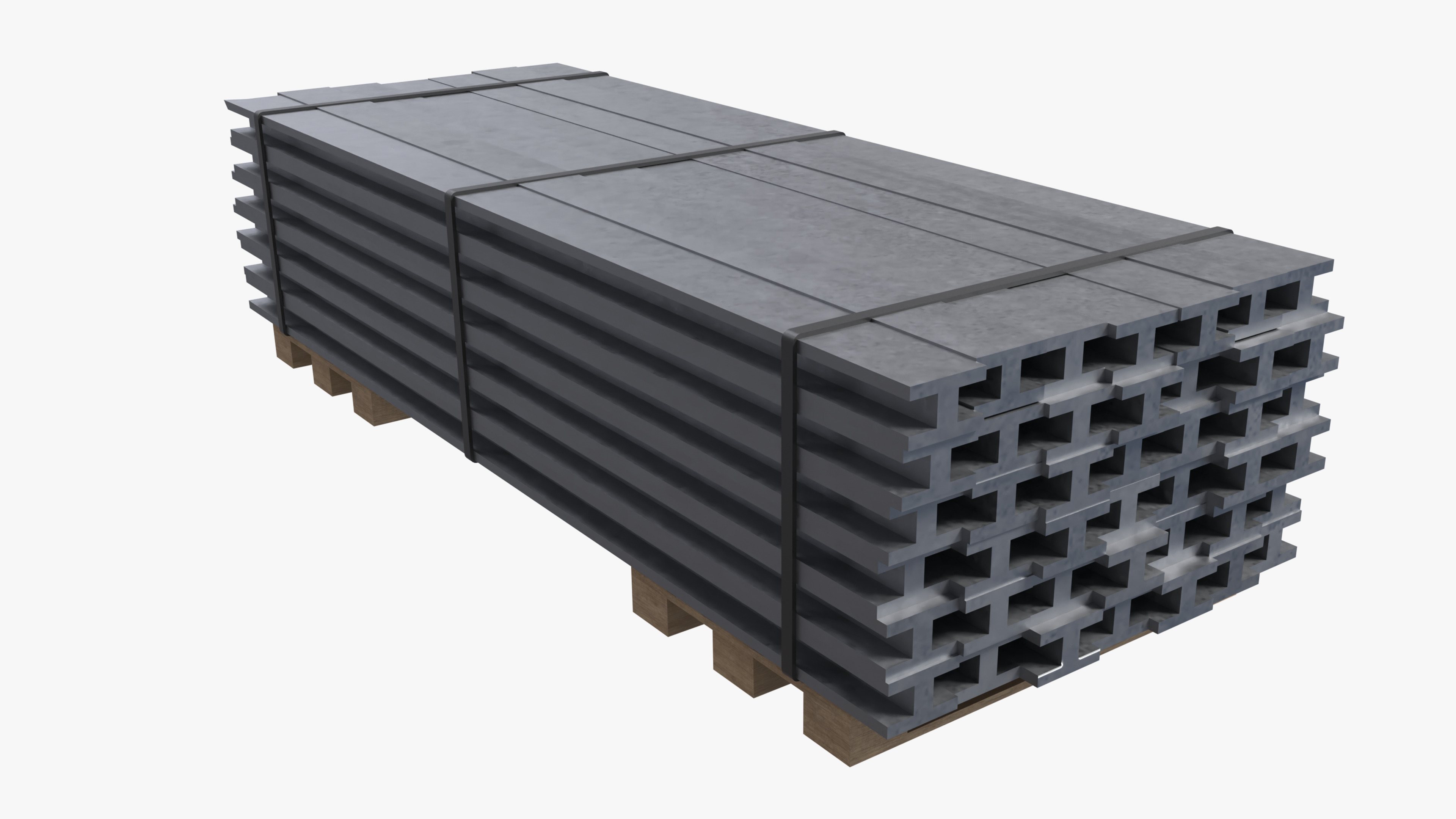 MEGA Construction Materials Collection Low-poly 3D model_8