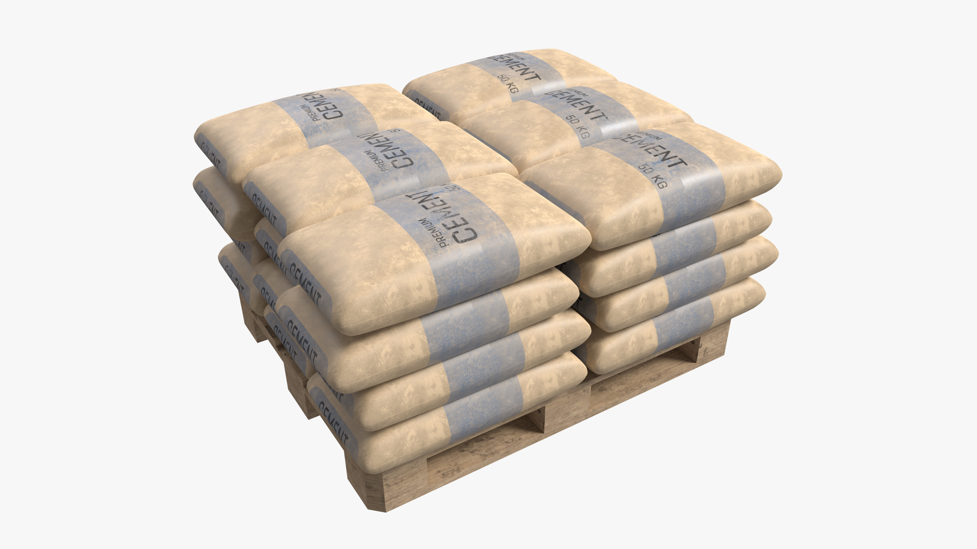 MEGA Construction Materials Collection Low-poly 3D model_4