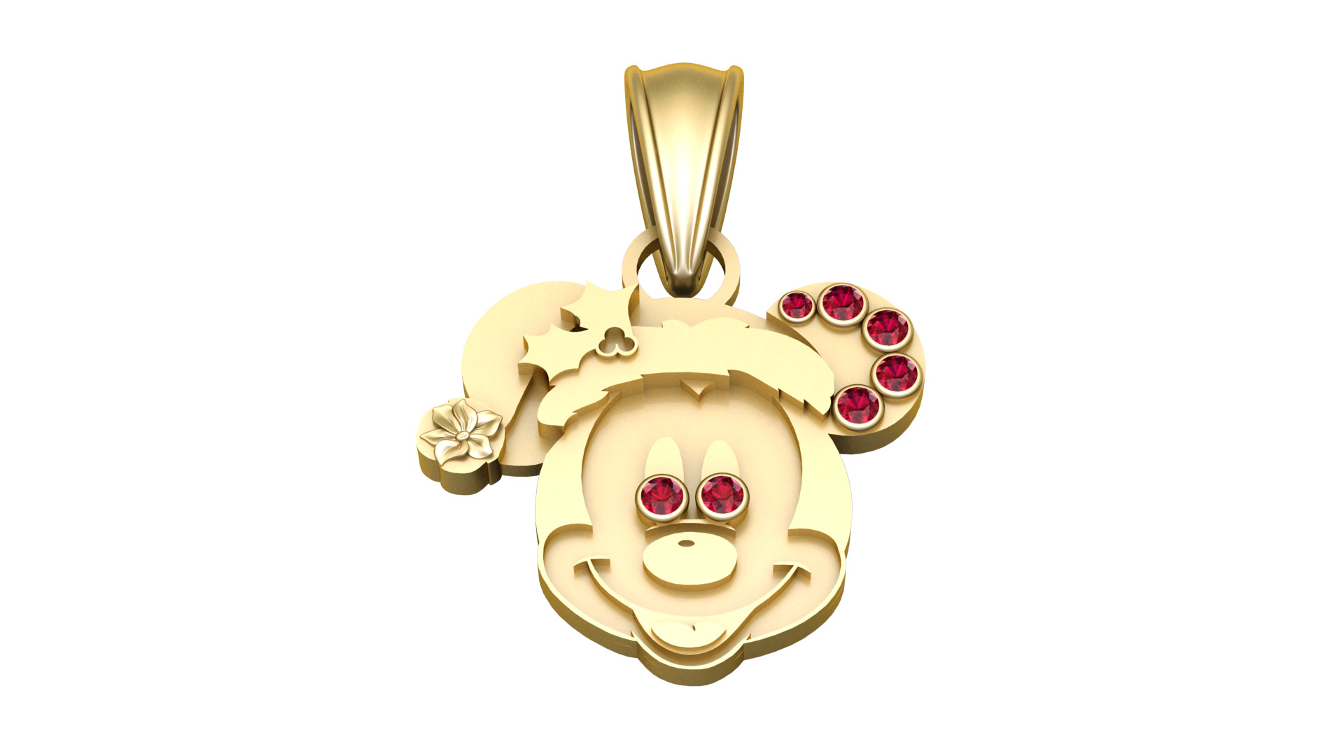 Christmas Pendant 3D printable model 3D print model_2