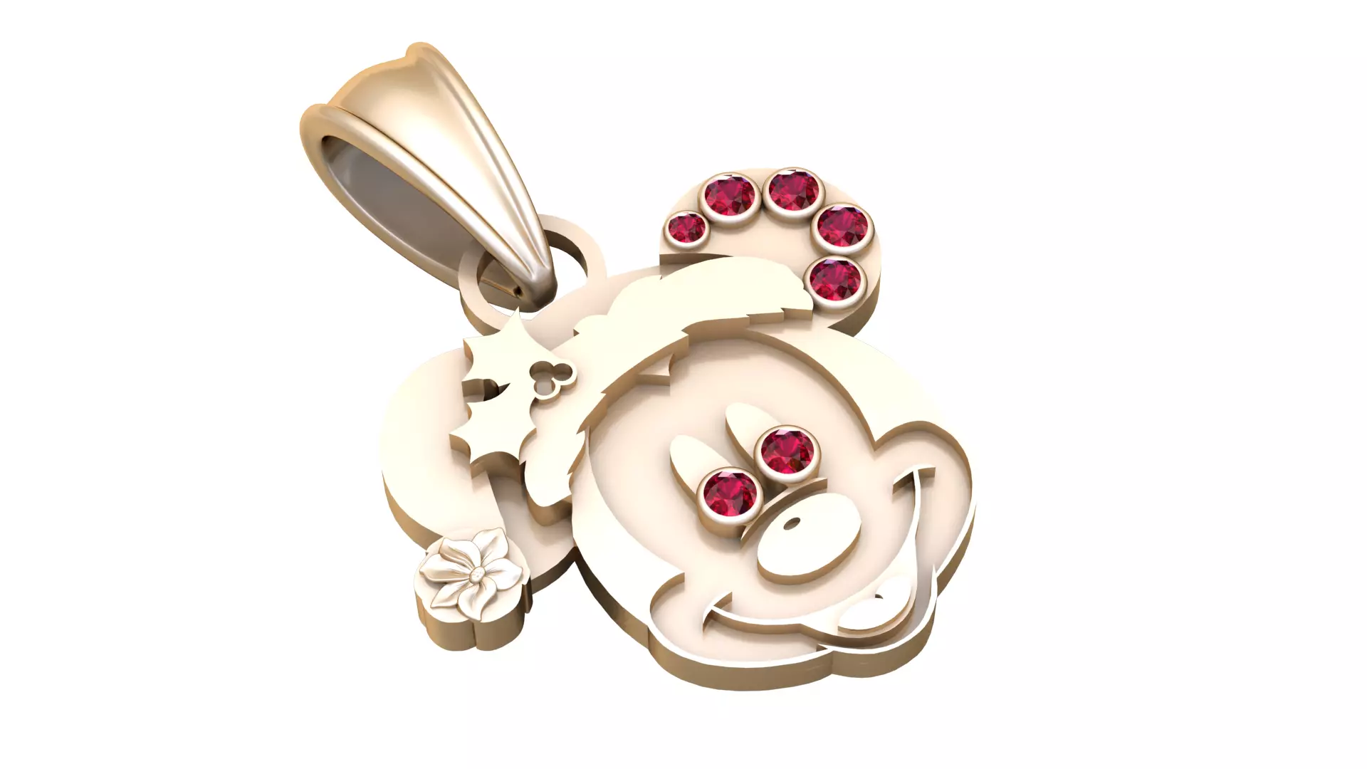 Christmas Pendant 3D printable model 3D print model_0