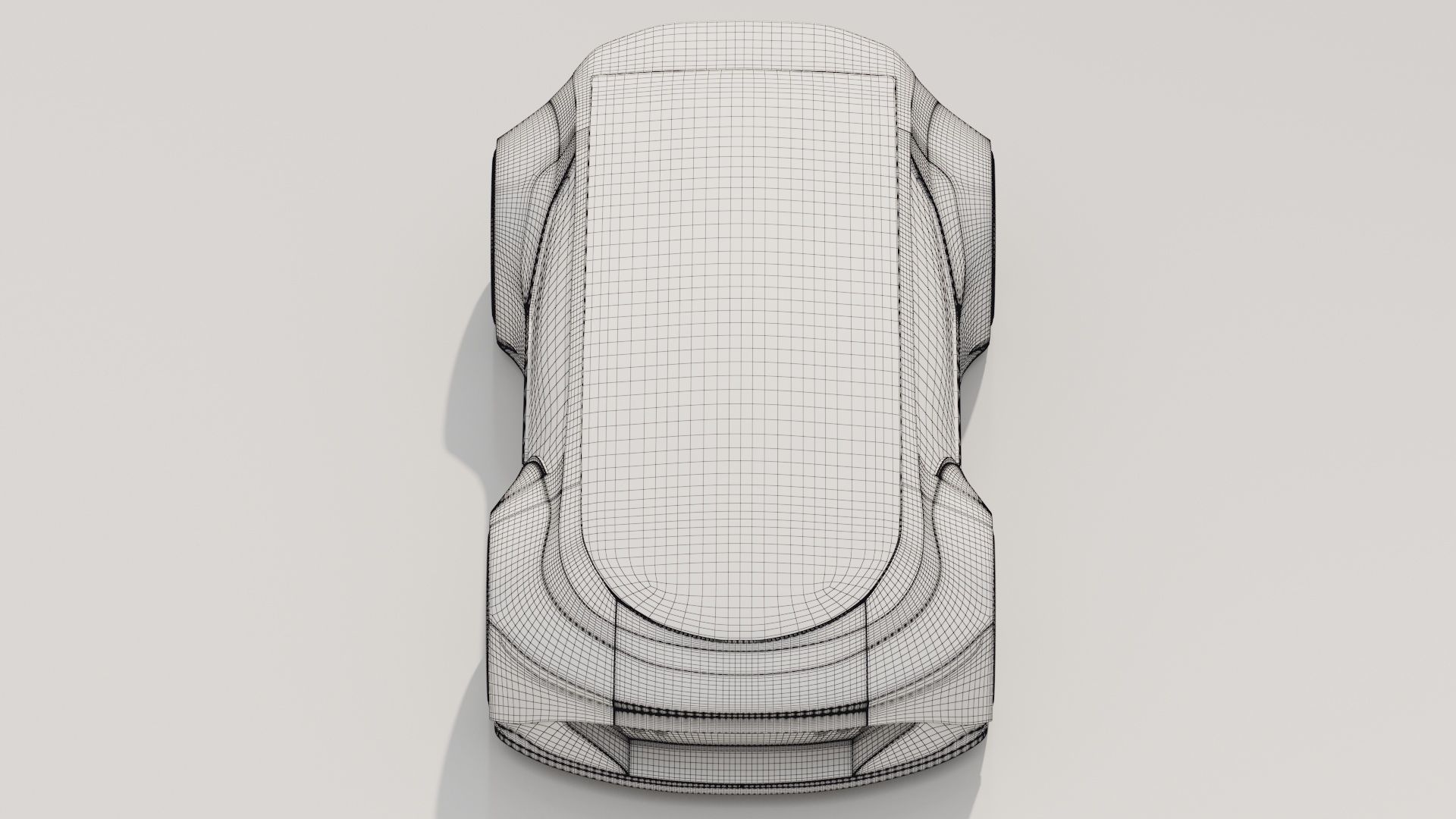 Self-driving car with interior 3D model 3D model_17