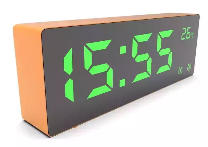 CLOCK ORANGE GREEN