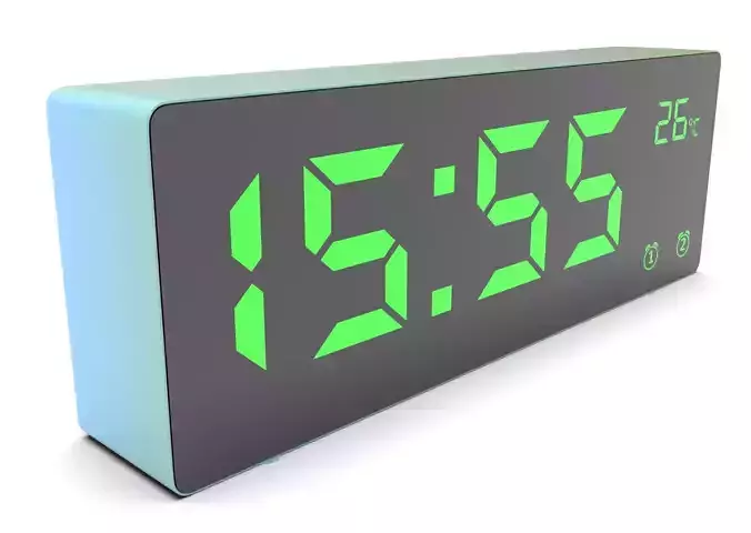 CLOCK BLUEGREEN GREEN