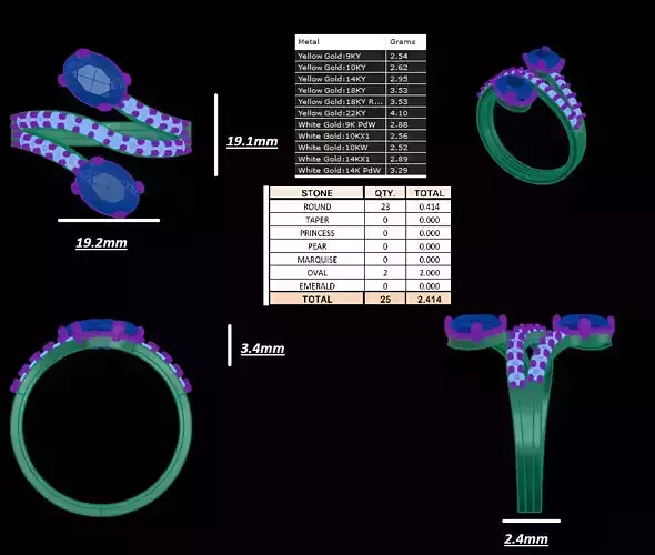  Emerald Embrace Ring