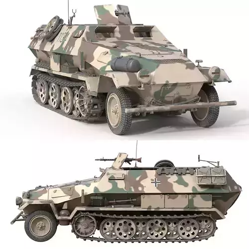 Armored Infantry Vehicle Sd Kfz 251