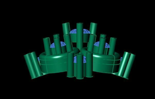 Beautiful Diamonds Nosepin For Women 3D print model_12