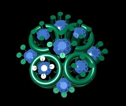 Beautiful Diamonds Nosepin For Women 3D print model_9