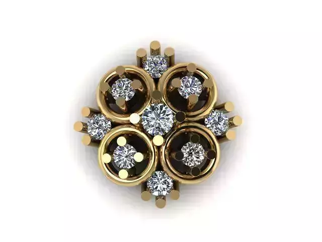 Beautiful Diamonds Nosepin For Women