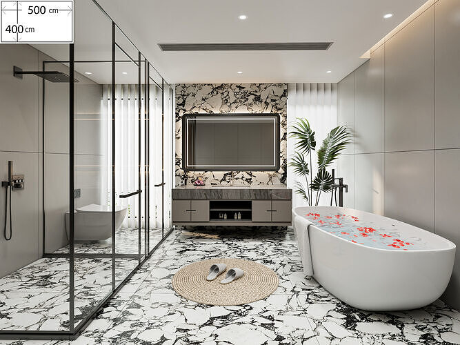 Bathroom 11 3D model