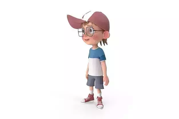this is a 3d cartoon girl