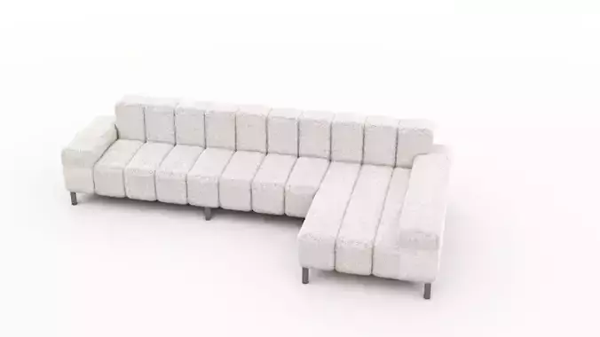 Modern Sofa 3D Model 