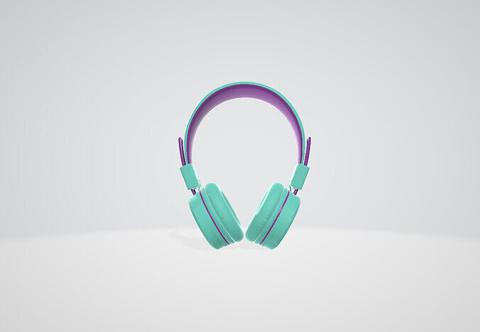 Kids Headphones 3D model