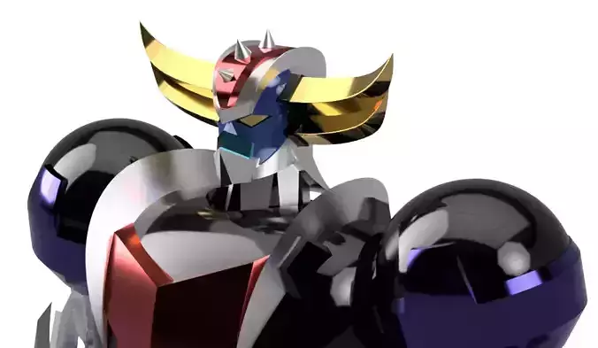 UFO ROBOT GRANDIZER U FIGURE 3D MODELS 