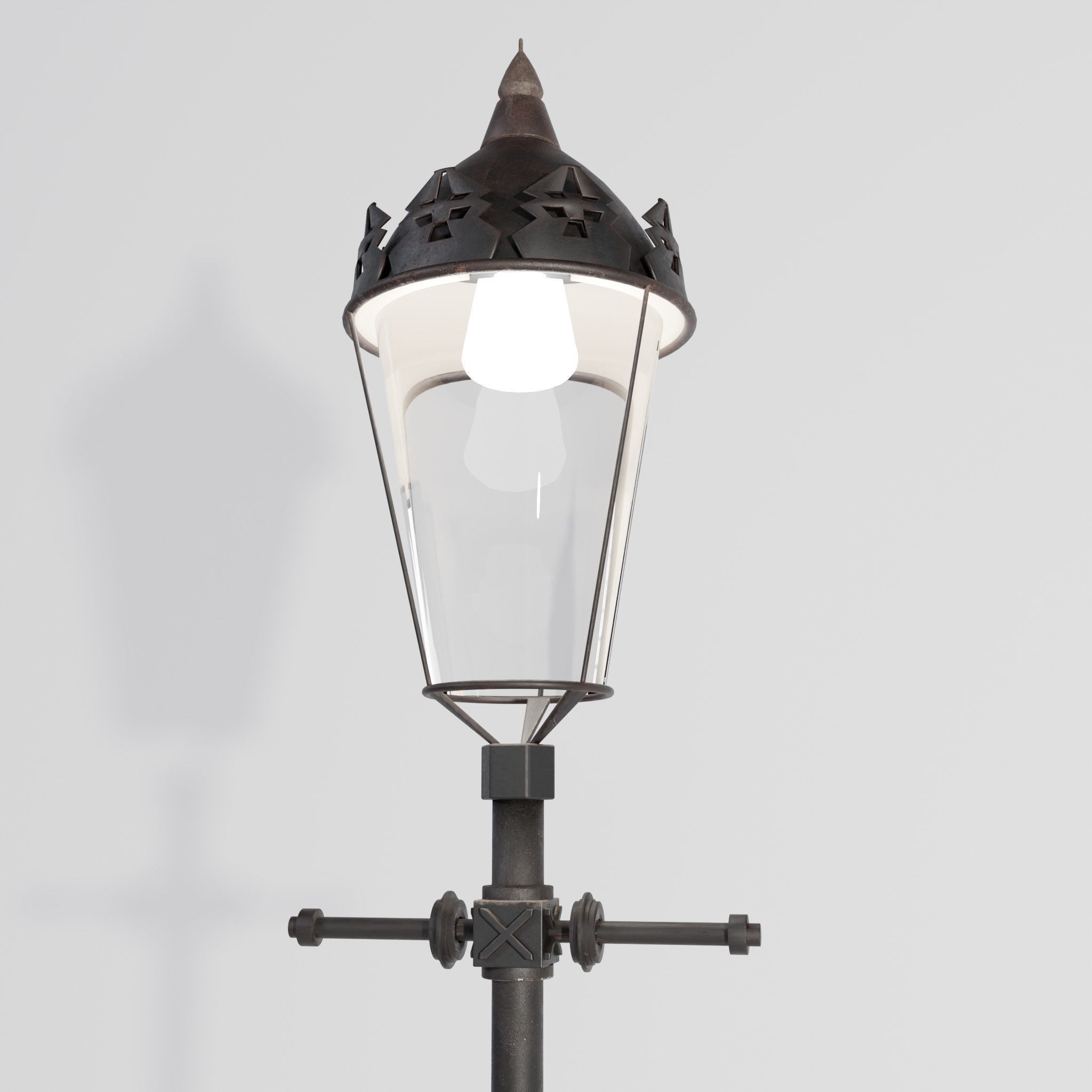 london street light 3D model_3
