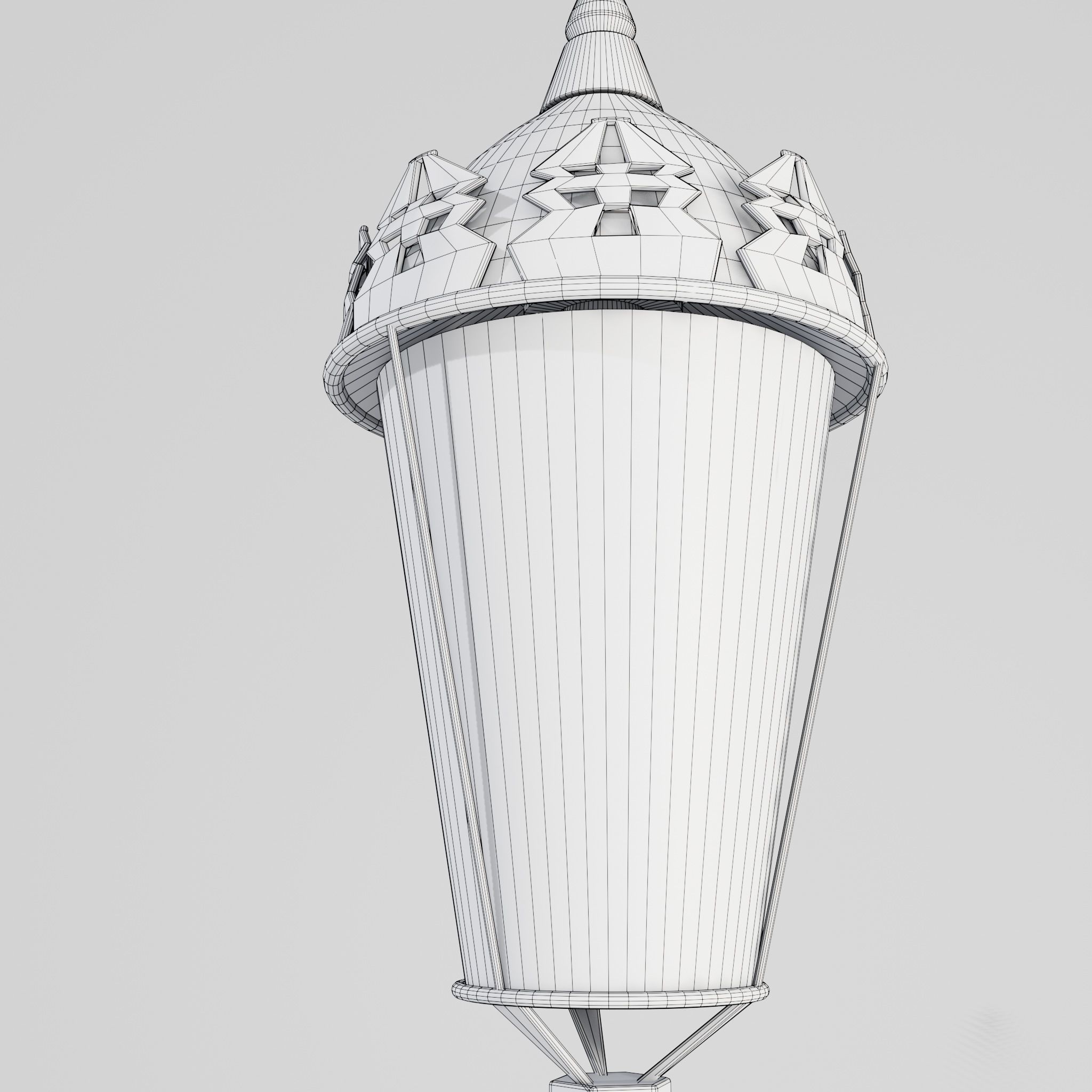 london street light 3D model_10