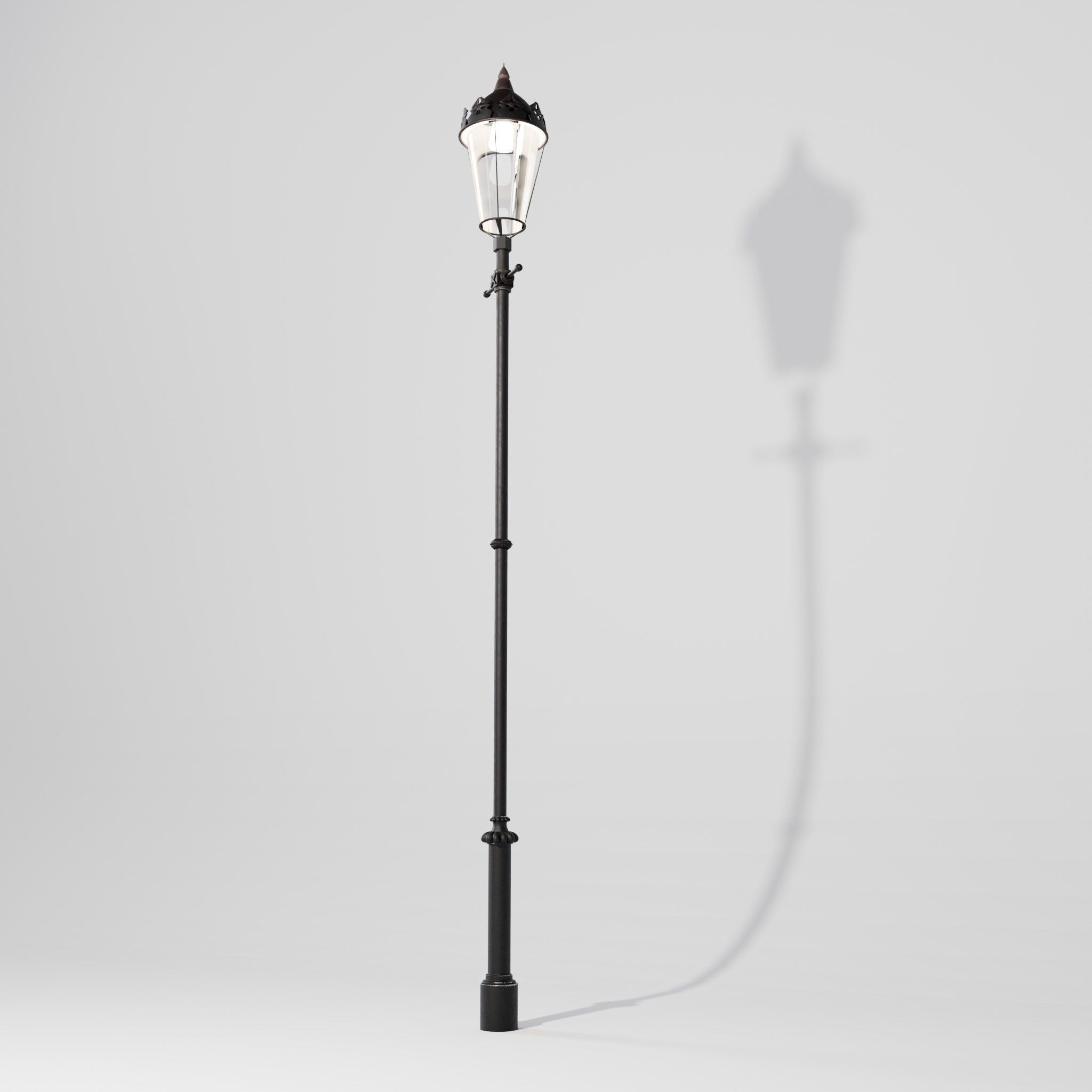 london street light 3D model_1
