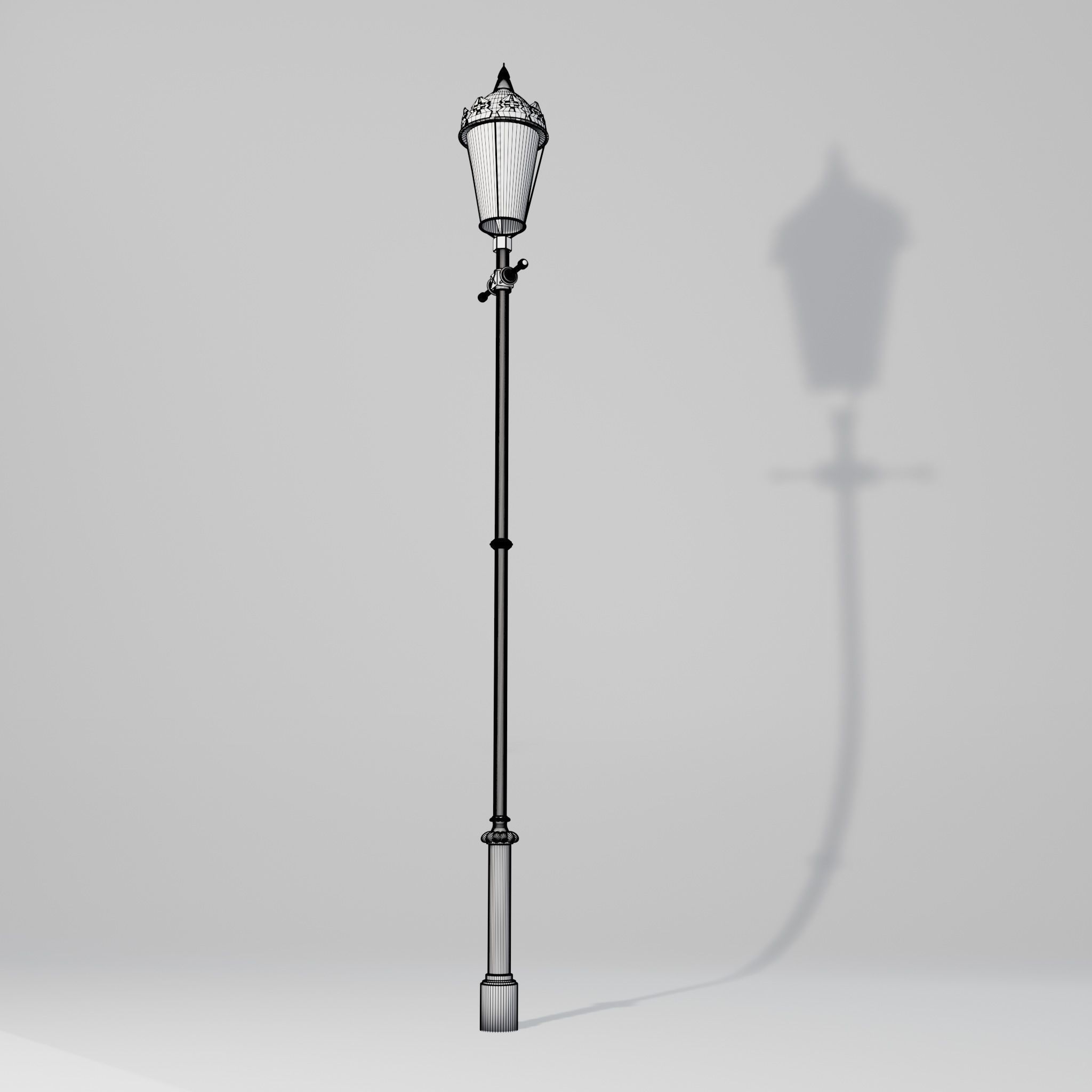 london street light 3D model_18