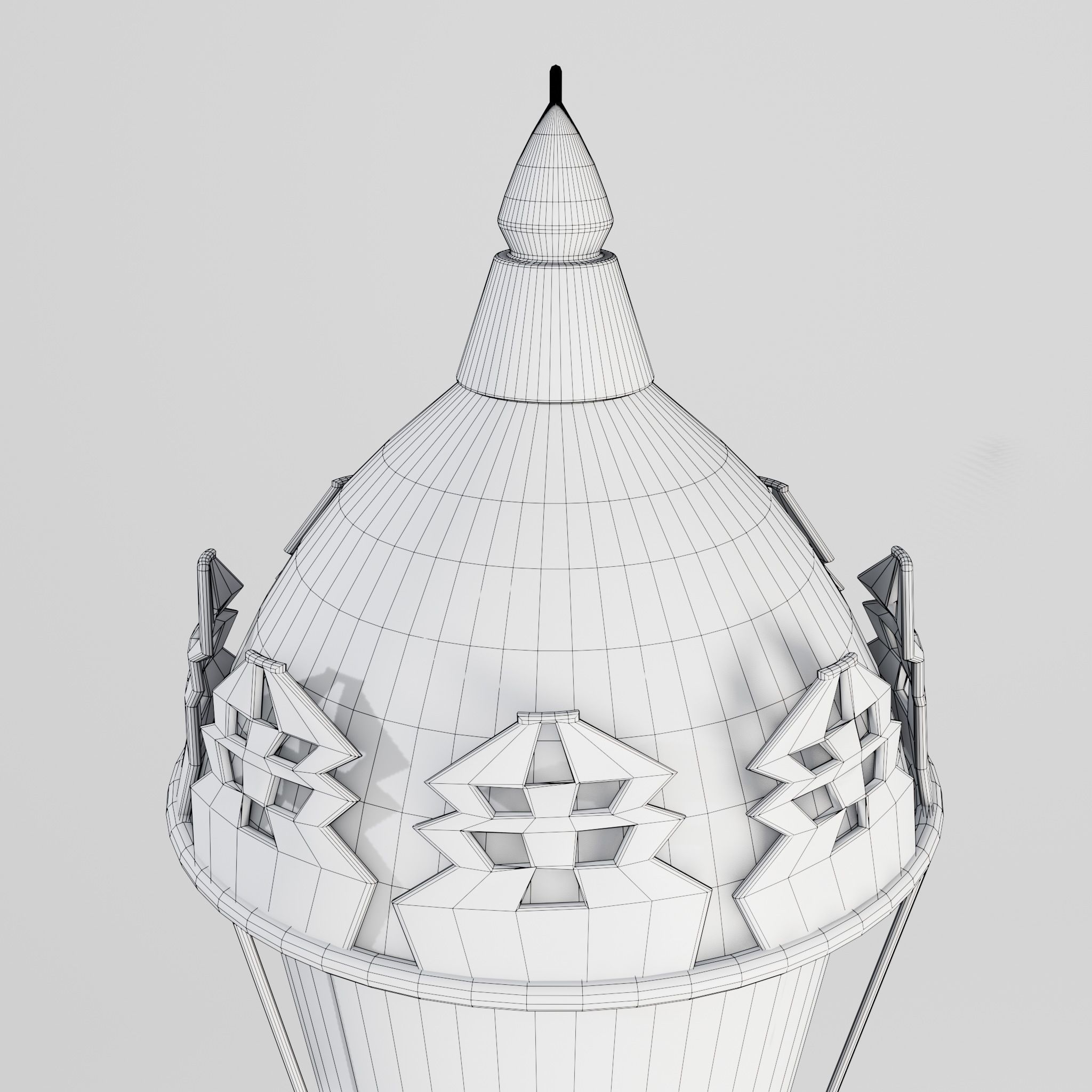 london street light 3D model_12