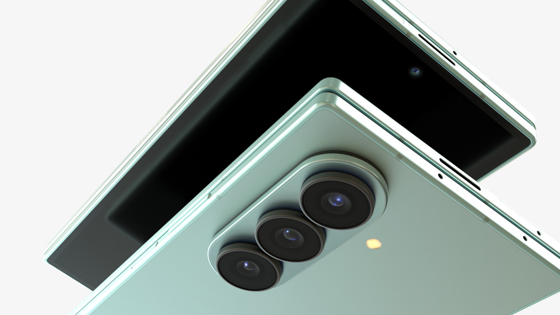 Samsung Galaxy Z Fold 7 Mint 3D model_10