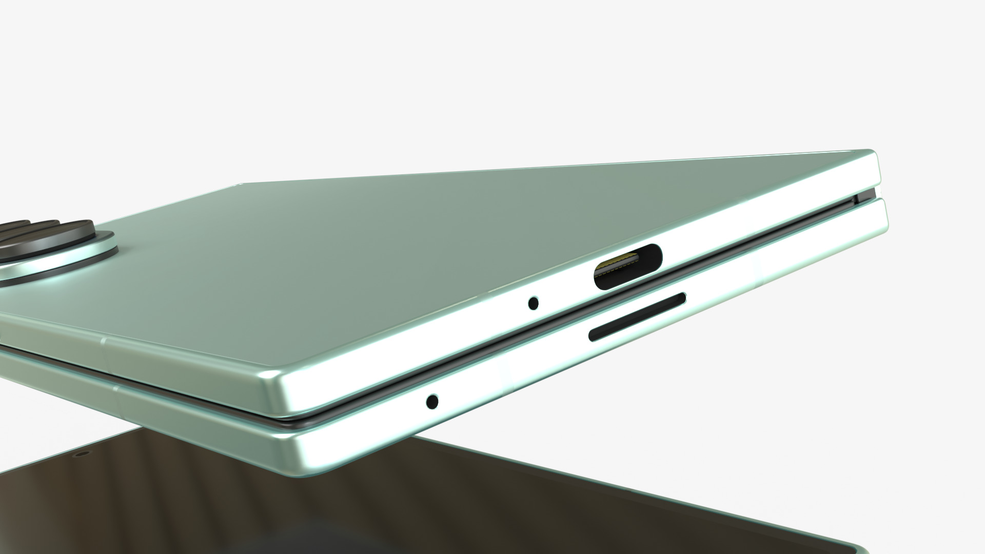 Samsung Galaxy Z Fold 7 Mint 3D model_9