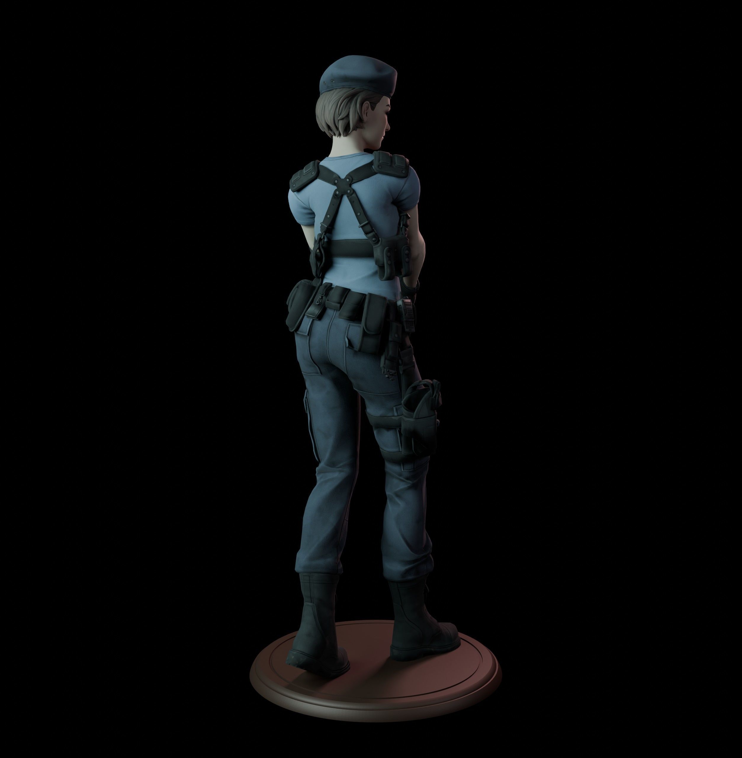 Jill Valentine 3D print model_8