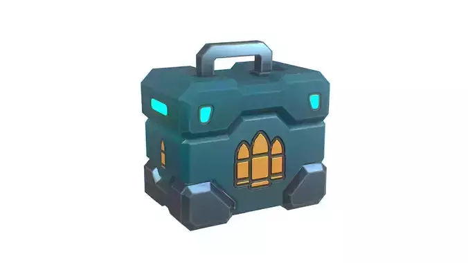 Stylized Ammo Box - Low Poly Game Ready Prop