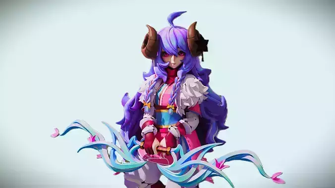 3d anime girl