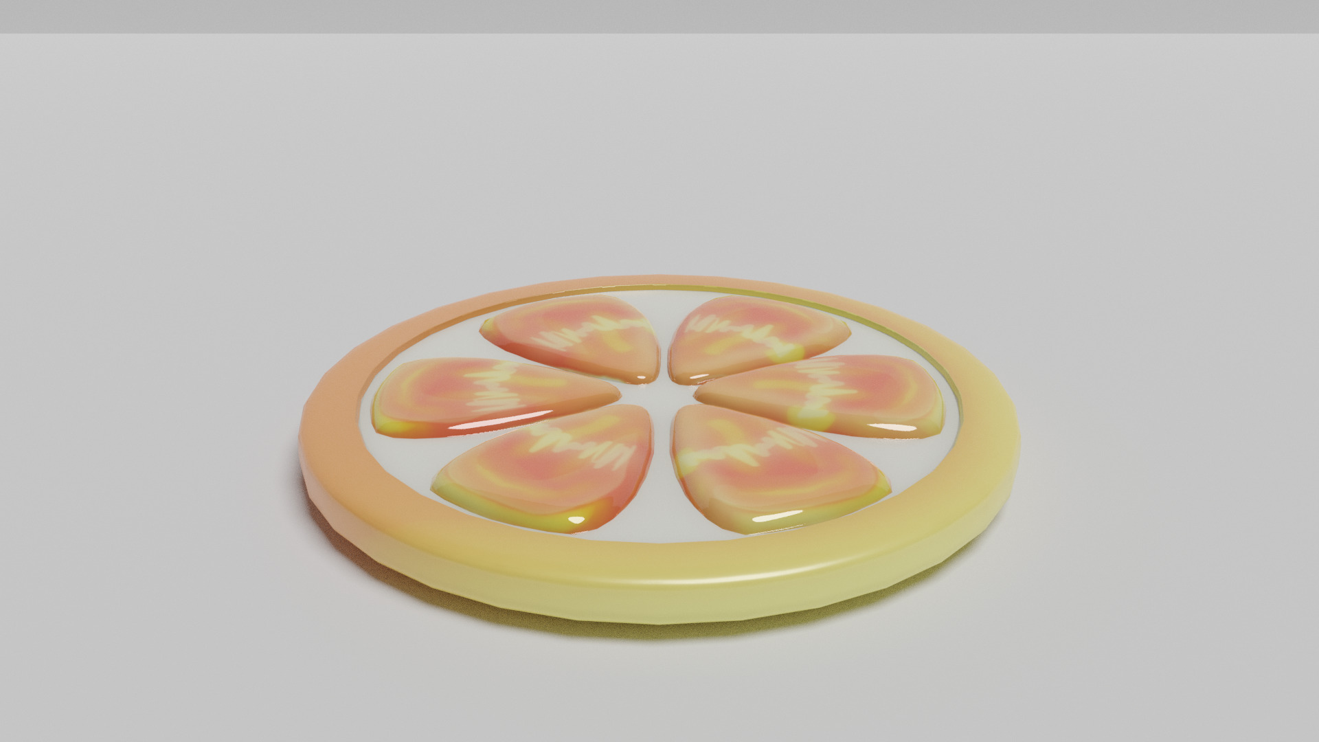 citrus  Low-poly 3D model_6