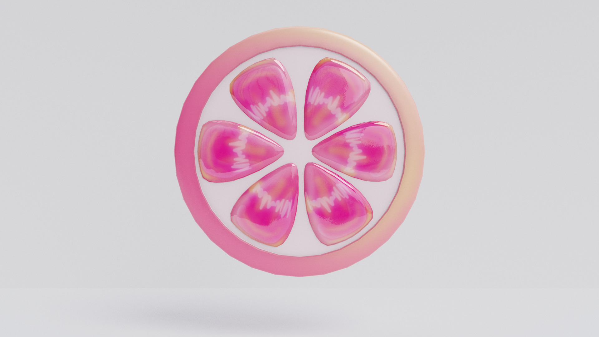 citrus  Low-poly 3D model_1