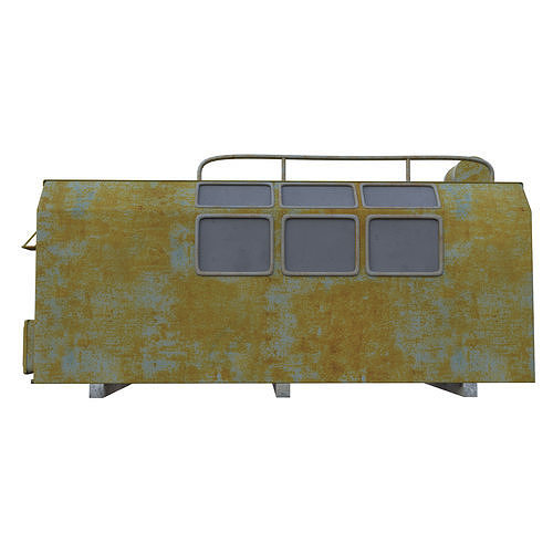 Military Training Wagon 3D model 4