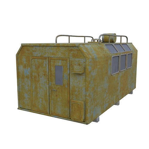 Military Training Wagon 3D model 2