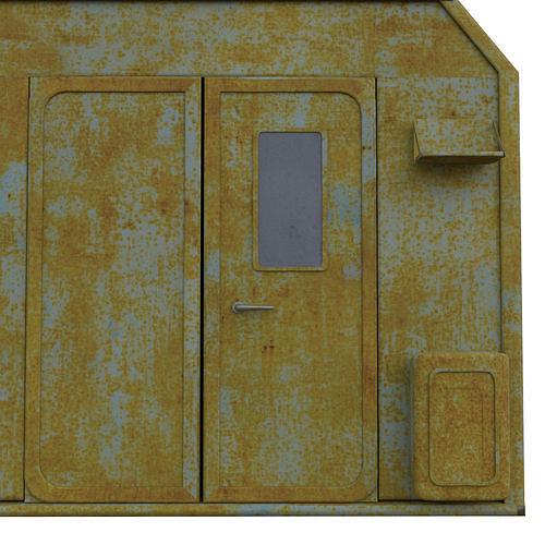 Military Training Wagon 3D model 7