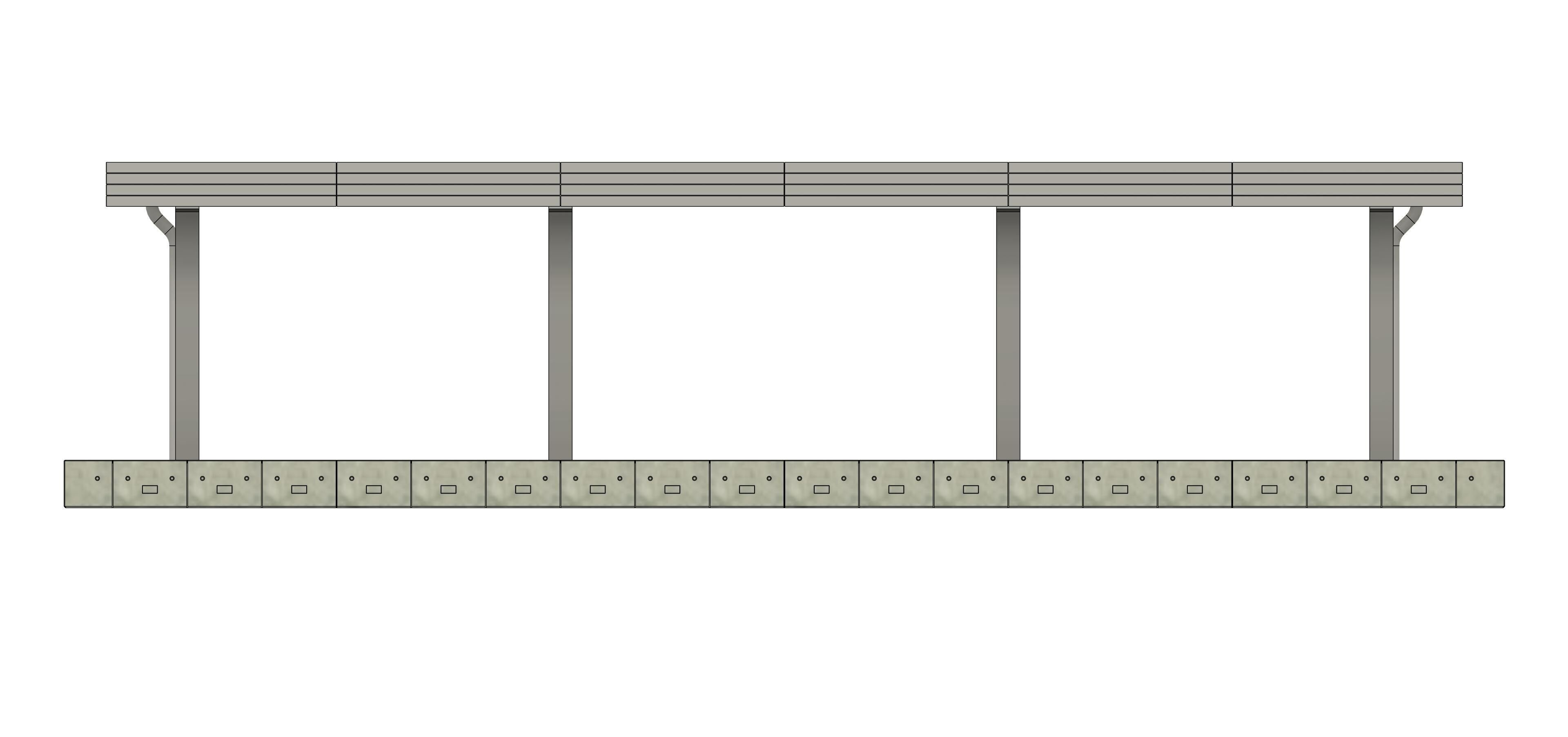 Trainstation Platform OEBB - Austria 3D print model_2