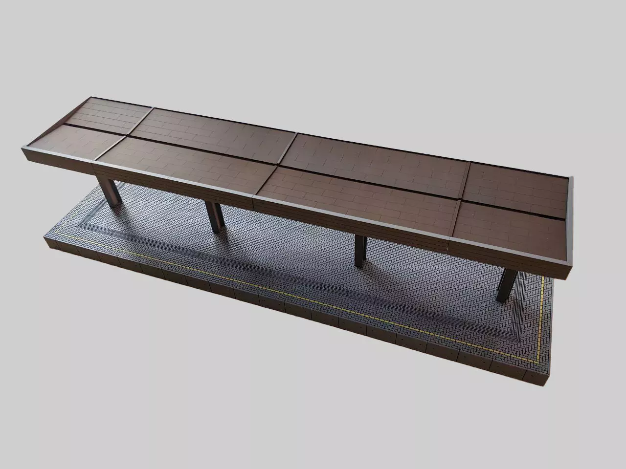 Trainstation Platform OEBB - Austria 3D print model_5